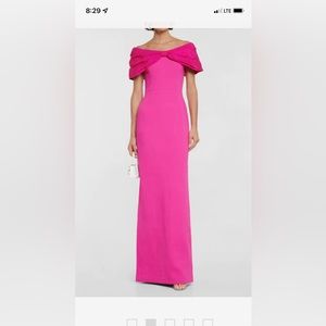 NWT  REBECCA VALLANCE CUPIDS BOW GOWN
